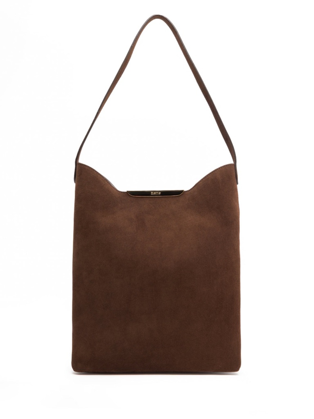 Elleme Gemini Suede Brownie - Gold